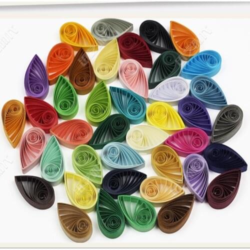 High Quality 3mm Full Puree Quilling Paper Origami Children DIY Craft Mixed Color Scrapbook Art Pure Color Quilling Paper