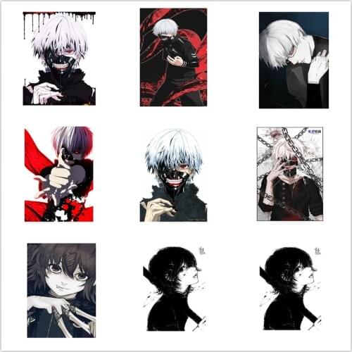 Japanese Hot-Blooded Anime Tokyo Ghoul Kaneki Ken Poster Wall Art Canvas Painting Anime Posters And Prints Room Decor Unframed