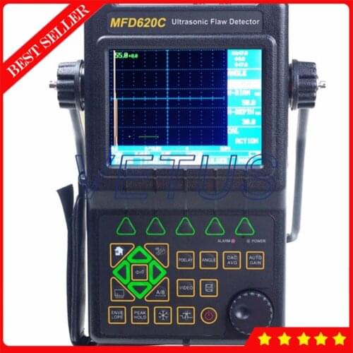 0~6000mm Portable defectoscope tester MFD620C Digital Ultrasonic Flaw Detector
