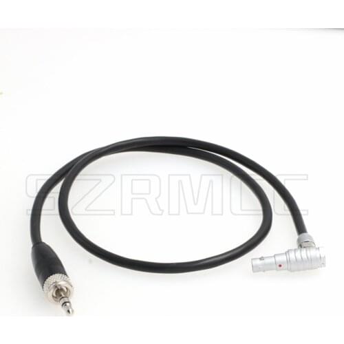 Locking 3.5mm TRS Plug to 00B 5 Pin Audio Cable for Sony UWP-D Series to ARRI Alexa Mini or Z CAM E2 Camera