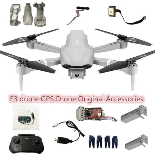 F3 Drone Original Accessories 7.4V 2000mAh Battery Propeller Blade USB Charging Line For F3 Drone GPS Battery Light Flow Battery