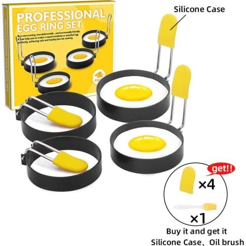 Egg Molds Ring Cooker Shaper Pan Fried Kitchen Accessories Gadgets Tools Utensils Baking Sets Cooking Boiler Pancake Oeuf Maker