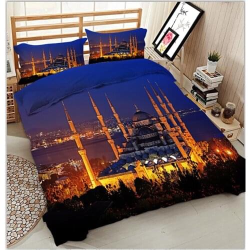 3d bedding sets Queen California king Architectural pattern Twin Full bedsheet Fitted sheet style Duvet bed cover bed linen sale