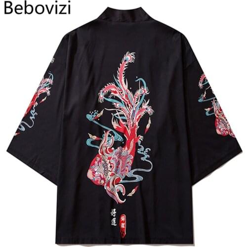 Summer Beach Haori Japanese Samurai Clothes Chinese Style Carp Kimono Pants Set Cardigan Cosplay Shirt Blouse for Women Yukata