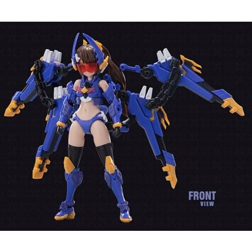 Machine Girl Stag Beetle Machine Girl Titan Assembly Model Desktop Ornaments Action Figure Model Modification Collectibles Model
