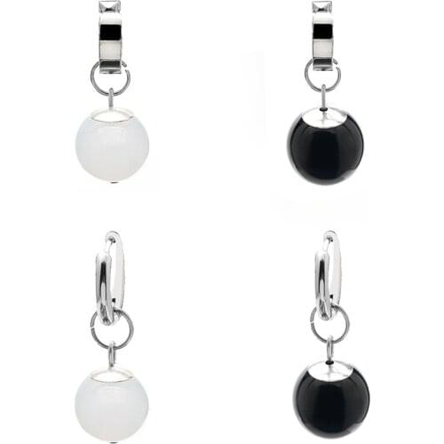 Fashion Simulated Pearl Ball Drop Earrings 2021 Trend Simple Dangle Earring For Women Jewelry Girl Ear Clips Gift