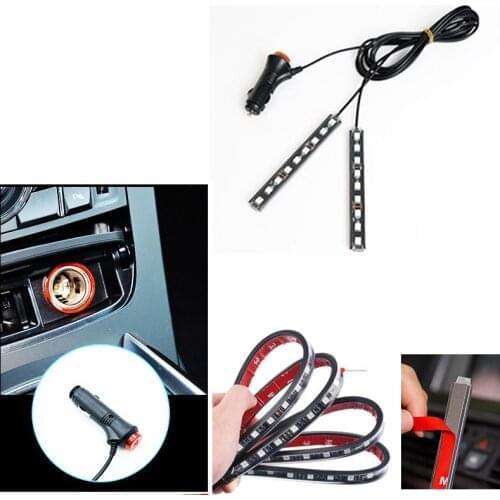 Multi-Color Car LED 2 in 1 Ambient Light with Cigarette for Porsche Cayenne Macan Macan S Panamera Cayman Carrera Porsche911 918