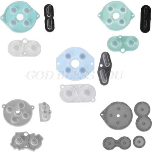 Rubber Conductive Buttons Replacement Controllers Contact Button A-B D-pad for Game Boy Classic GB GBC GBP GBA SP Silicone Start