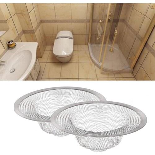 80%HOTSink Strainer Anti-rust Cleaning Stainless Steel Mesh Sewer Filter for Kitchen