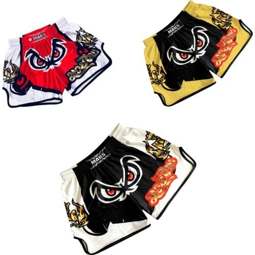 Shorts Muay Thai Pants Loose Kickboxing Boxer Pants Martial Arts Fighting MMA Training Trousers Fight Grappling Thai Shorts