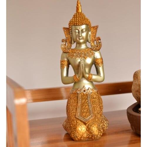 Southeast Asian style buddha statue, ornament Home decor, Thailand arts and crafts, decoration, wedding gifts