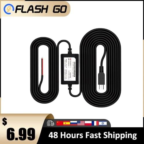 Dash Cam Transformer for Car Video Recorder Voltage 12V To 5V 0.5A-2.5A Mini Probable Transformers Long 3.5 Meters for Car Dvr