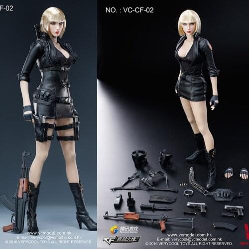 VC-CF-02 1/6 Crossing the Line of Fire Mandala, Defender Female Soldier Action Figure in stock