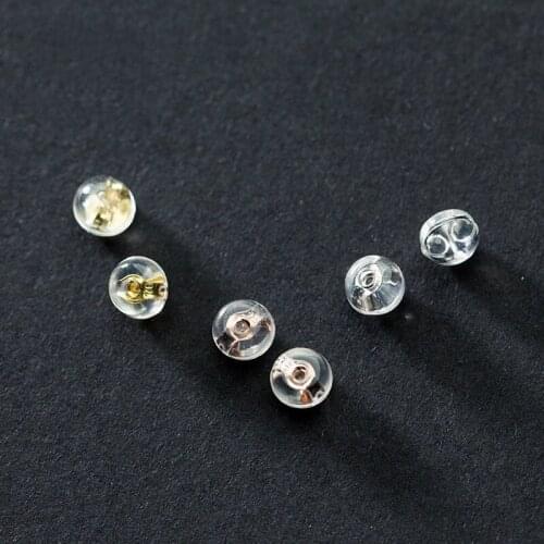 Classic Earring findings Earring stoppers Silicone Ear Nuts Safety Backs,Rubber Earring Back 2019 new