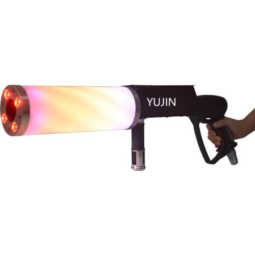 4pcs/lot co2 gun with Dj hand gun party LED colorful gun CO2 jet machine for Disco show stage