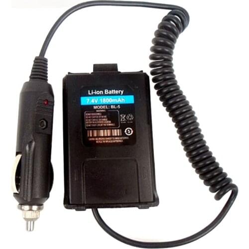 Car Charger For BAOFENG UV-5R UV5RA Two Way Radio UV 5R UV-5RA Walkie Talkie