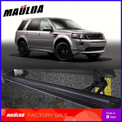 Car Accessories High quality aluminium alloy Automatic scaling Electric pedal side step running board for Freelander 2