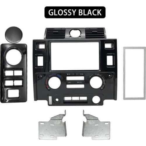 Car styling Tuning Interior Parts Double Din Fascia Kit for Land Rover for Defender 2007-2018 year