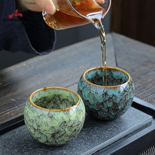 Tea Set Ceramic Tea Cup Kiln Change Arabia Coffee Cup Chinese Kung Fu Cup 150ml