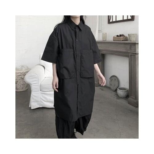 Long shirts with small pockets mens and womens work tops are designed to look like matching shirts