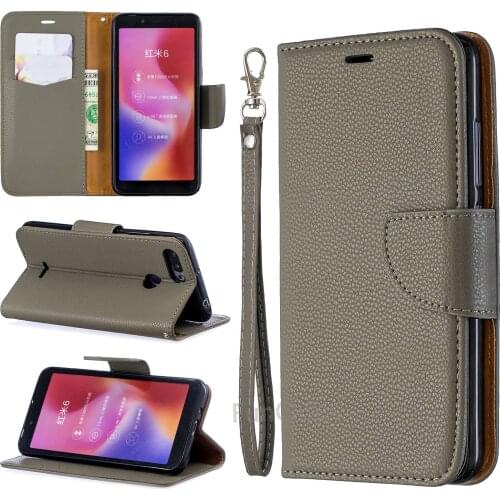 For Xiaomi Redmi 6 Case Flip Leather Case For Xiaom Redmi 6A High Quality Vertical Cover With Card Holder For Xiaomi Redmi 6