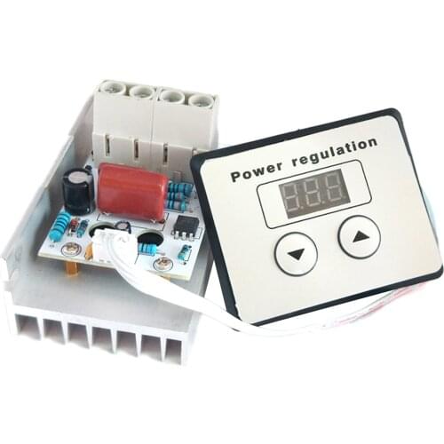 AC 220V 10000W Electronic SCR Digital Voltage Regulator Speed Controller
