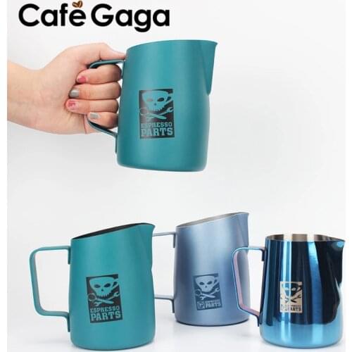 420ml/600ml Latte Art Espresso Coffee Maker Milk Foaming Jugs Milk Frothing Frother Pitcher Milk Foaming Jug Stainless Steel