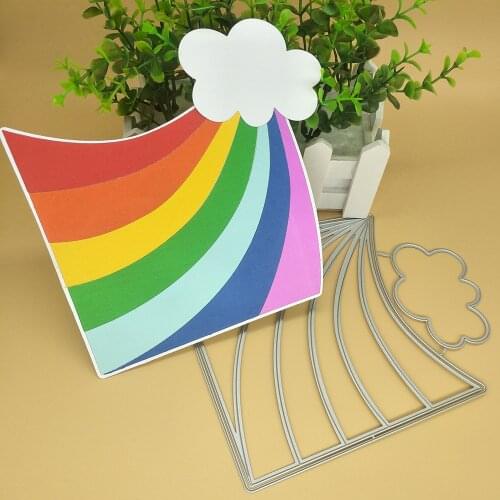 Rainbow Baiyun DIY metal cutting mold, scrapbooking, card making, carving background, photo album, handmade artwork