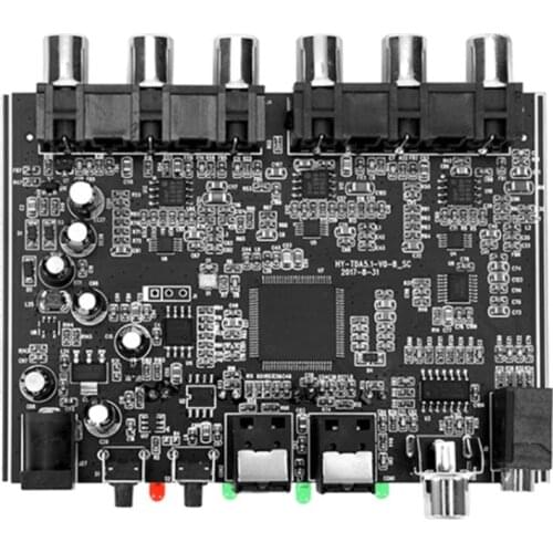 DAC Module 5.1 Channel AC-3 PCM Digital Optical DTS RCA HiFi Stereo Audio Home Theater Decoder Amplifier Decoding Board