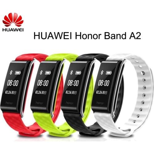 Original HUAWEI Honor Band A2 Smart Wristband Sleep Heart Rate Monitor Bracelet Fitness Tracker IP67 Bluetooth OLED