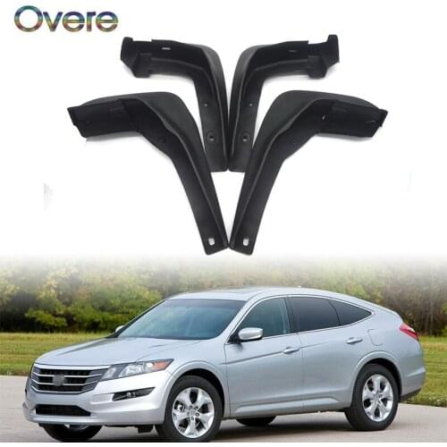 OVERE Car Front Rear Mudguards For Honda Accord Crosstour 2010 2011 2012 Car-styling Splash Guard Accessories 1Set Mudflaps