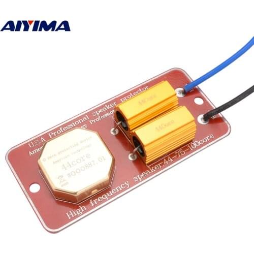 AIYIMA Tweeter Speaker Crossover Audio Professional Speaker Protector 44 75 100 Core Frequency Divider Filter Stage Crossover