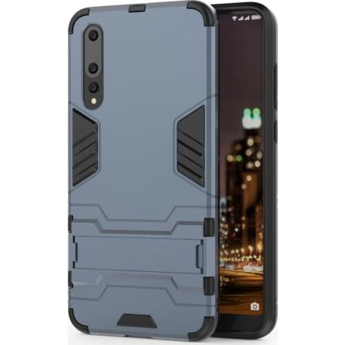 Luxury Hybrid case For Huawei P20 Pro with stand Armor protective back cover phone shell Shock Resistant Rugged