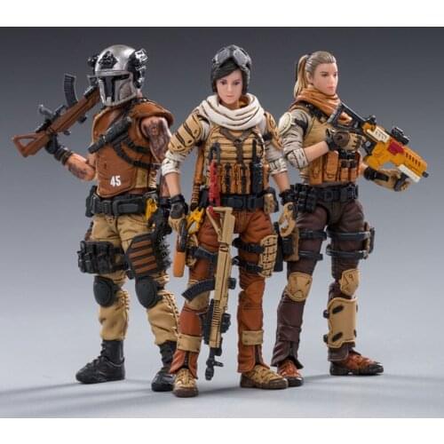 Variety1/18 Boutique Soldier Model Trio 3.75 Inch Resin Soldier Model Toy Collection Gift Desktop Decoration