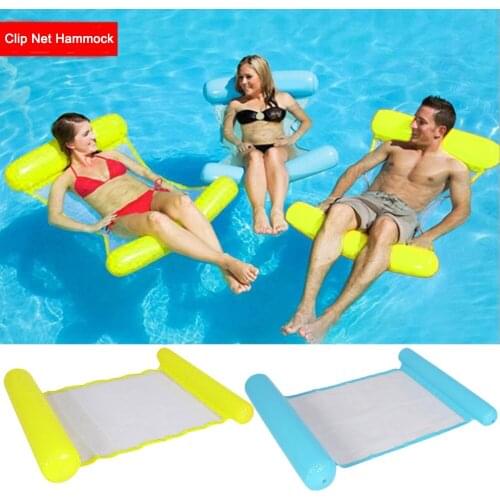 Leakproof Water Hammock Inflatable Floating Swimming Mattress Pool Lounge Bed Float Chair Water Sports Equipment