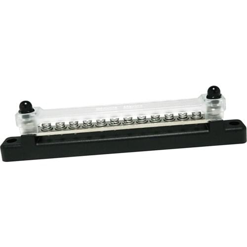 12 Terminal Bus Bar Kit 150A Distribution Block 2 Studs Durable