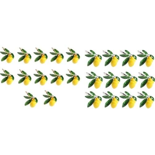 Practical 12Pcs Hotel Table Decoration Lemon Napkin Buckle Fruit Napkin Ring Paper Towel Ring