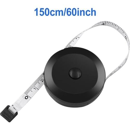 150cm/60" Body Measuring Ruler Sewing Tailor Tape Measure Soft Flat Sewing Ruler Meter Sewing Measuring Tape Random Color
