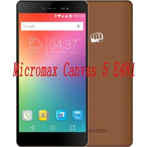 2PCS NEW Screen Protector phone For Micromax Canvas 5 E481 5" phone Tempered Glass SmartPhone Film Protective Screen Cover