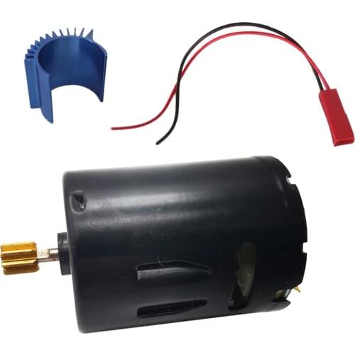 370 52000rpm RC Car Accessories Gearbox Toy Truck Crawler Plastic Professional Easy Install Black High Speed Motor For WPL D12