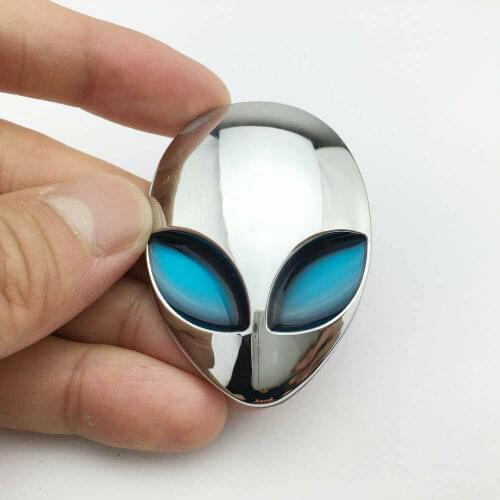 3D Metal Alien ET Badge Emblems Stickesr Car Trunk Tailgate Oil Tank Motorcycle