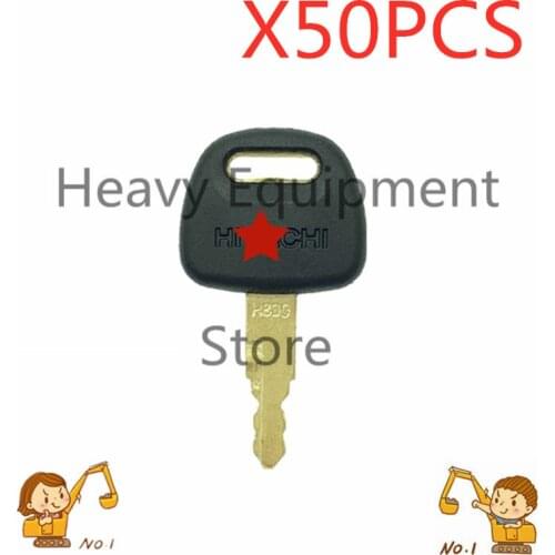 50pc Ignition key For ZAX EX60 EX70 EX120 EX200 Hitachi H800 Excavator High Quality Free Shipping