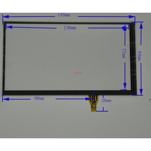 6-inch touch screenVX590 VP50VP80VP80CVP81 original 145 * 85E Road route X8LH6000