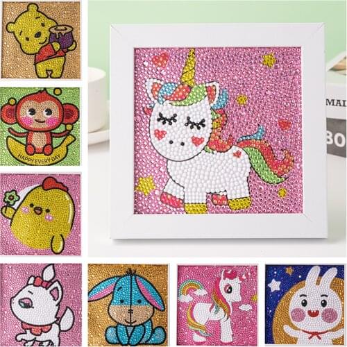 Diamond 5D Painting Art for Boys Girls Diamond Painting Full Drill by Number Kits Small and Easy 5D Diamond Art Painting Kit