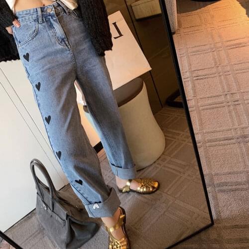 Женские джинсы с вышивкой ALTHCNPP China At AliExpress