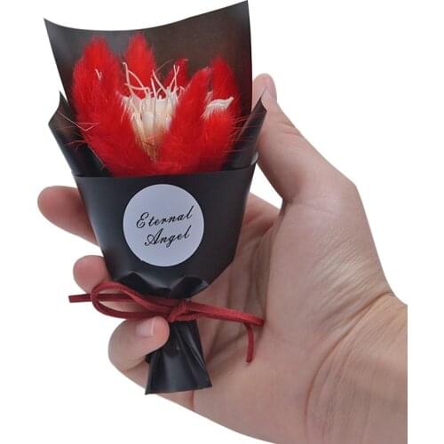 DIY Car Air Freshener Dry Flower Lago-tail Grass Car Air Conditioning Air Outlet Fragrance Clip Auto Decor Ornament Car Perfume