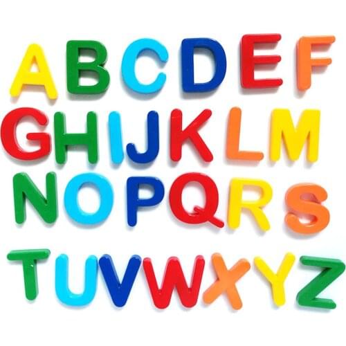 Children Early Education Educational Toys White Board Magnetic Uppercase/lowercase English Letters Magnetic EVA Fridge Stickers