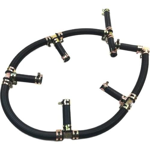 For excavator Carter 320C/D fuel injector return pipe S6K engine with intercooler fuel injector return pipe fittings