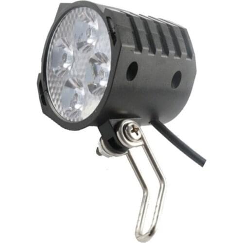 Electric Bicycle 12W Bright Headlights LED Spotlight Built-In Horn Front Light Scooter Front Light Modification Cycling G32E