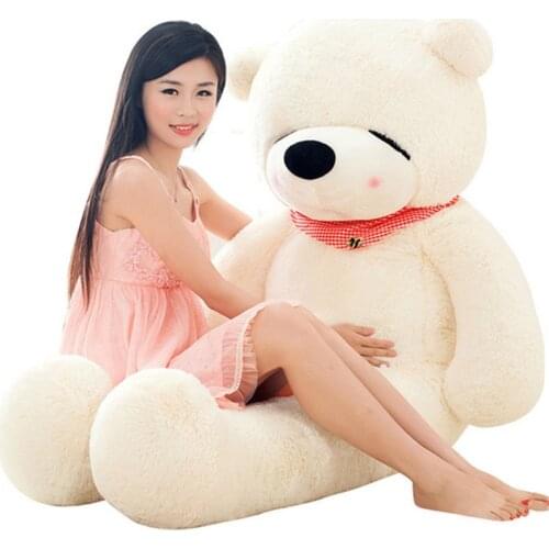 Fancytrader Giant Sleeping Teddy Bear Plush Toy Stuffed Romantic Bears Doll 160cm 63inch